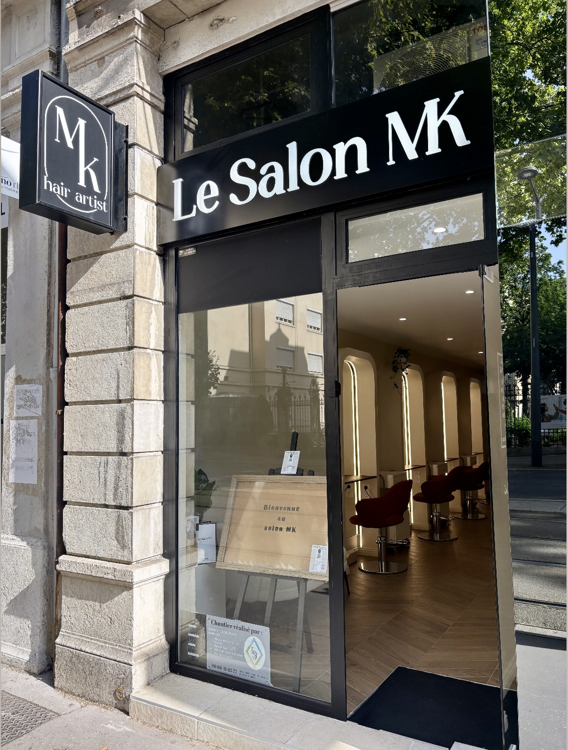 Salon de coiffure Le Salon MK Lyon 3e — ambiance chaleureuse